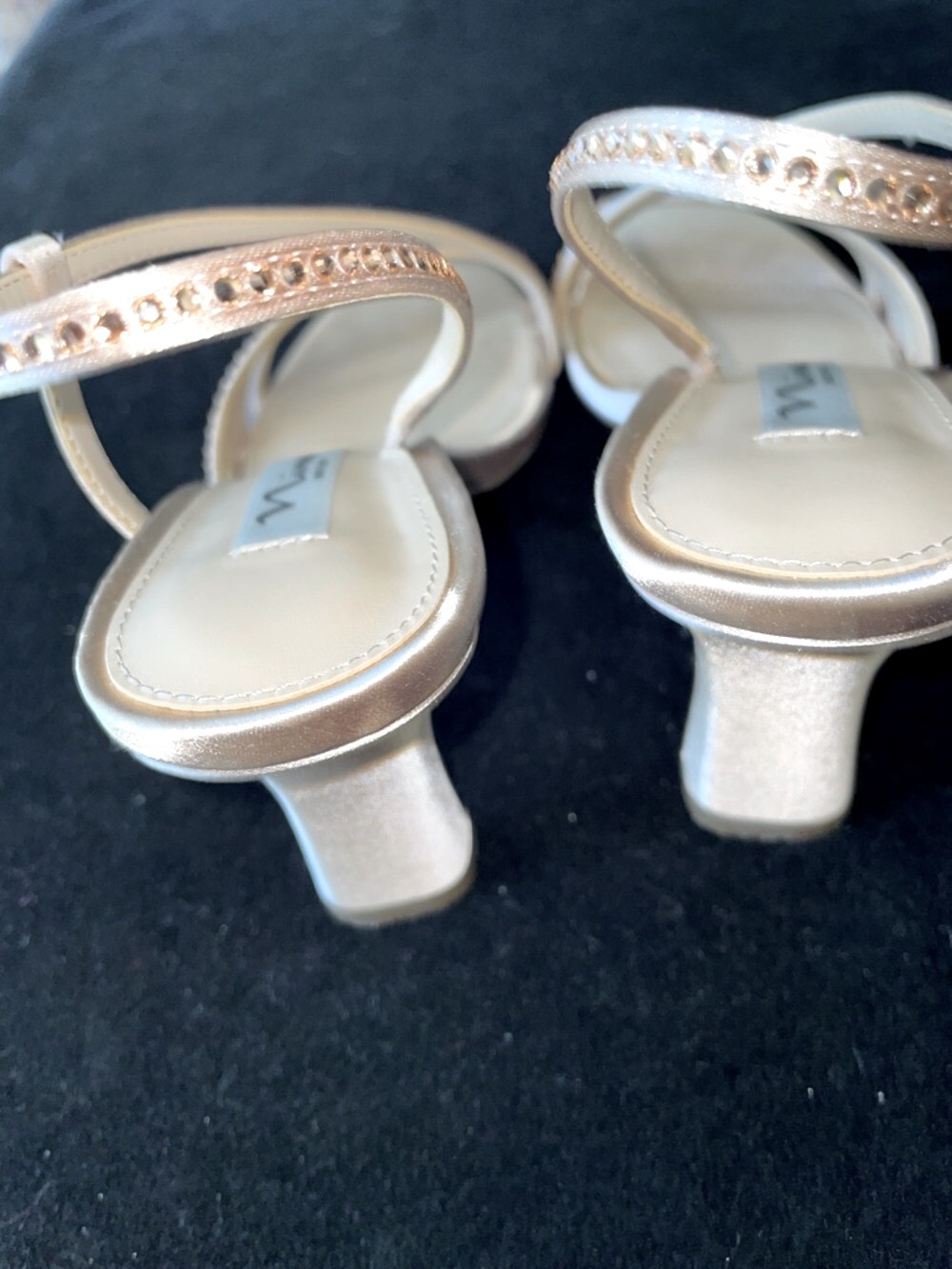 ❤️ PROM Women’s NWOT NINA ABBI Slingback Sandal Shoes by Nina New York 6 1/2 M - Picture 4 of 13